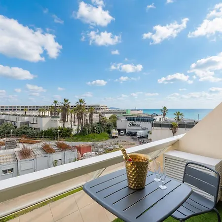 Le Pure Heliopolis - Vue - Parking - Terrasse - Village Naturiste Apartament *